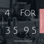 4 Patterns for $35.95