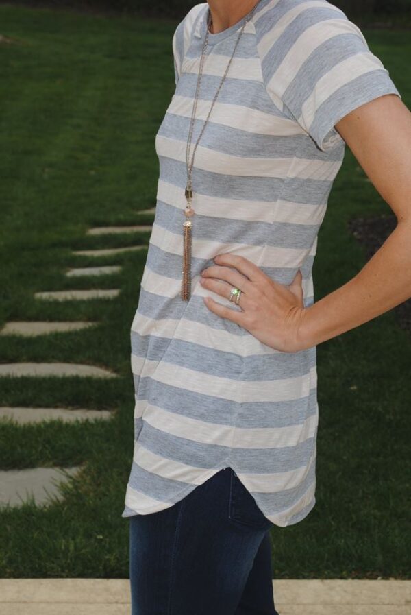 KALEY SHORT SLEEVE DOLMAN TOP