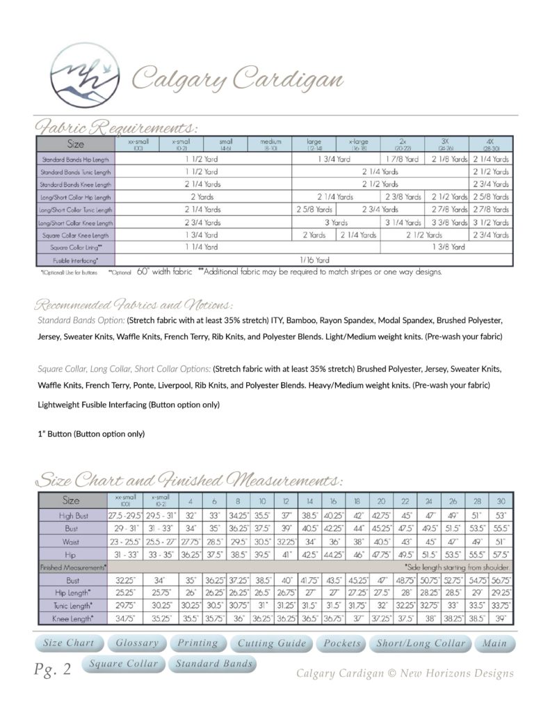 Calgary Cardigan - Pattern Niche