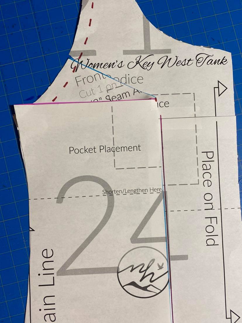 Small Bust Adjustment for Dart-less Patterns - Pattern Niche