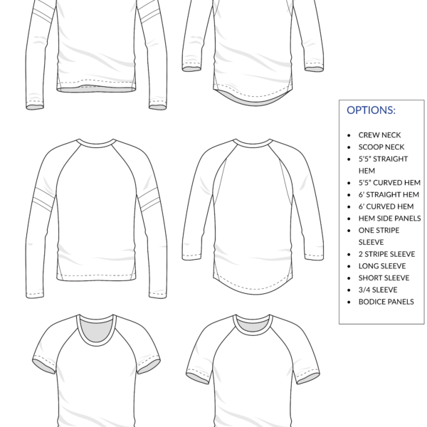 Mens Sizing - Pattern Niche