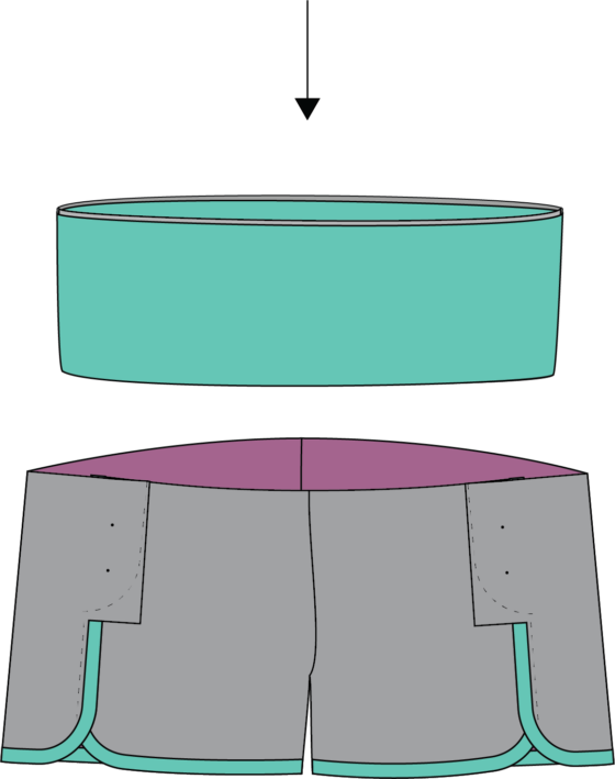 Monaco Board Shorts Hack Pattern Niche