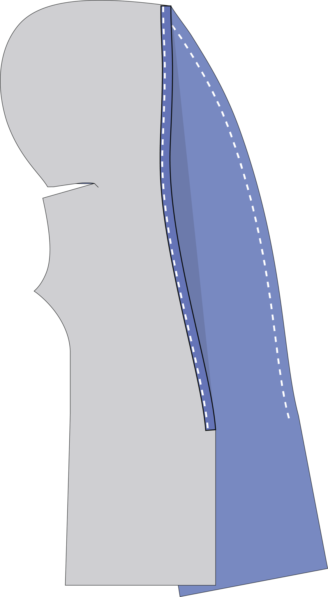 Harbor Hoodie Crossover Hack - Pattern Niche